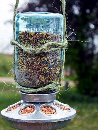 Bird feeder Mason Jar
