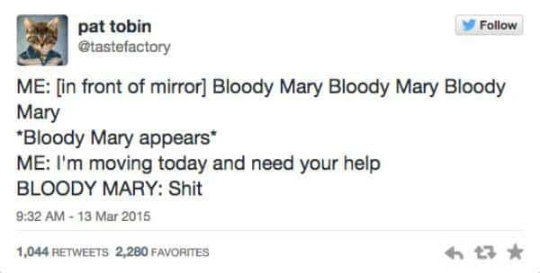 Bloody Mary Funny Tweets