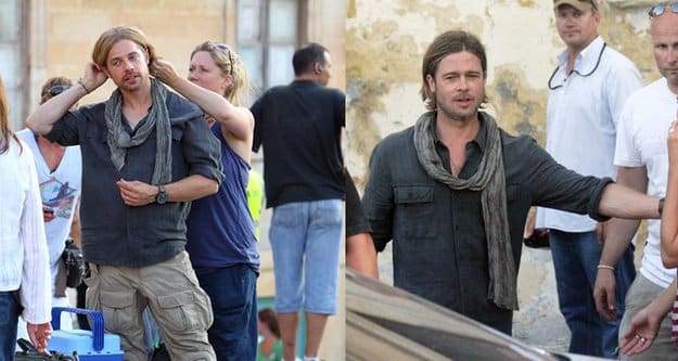 Brad Pitt Celebrities Stunts