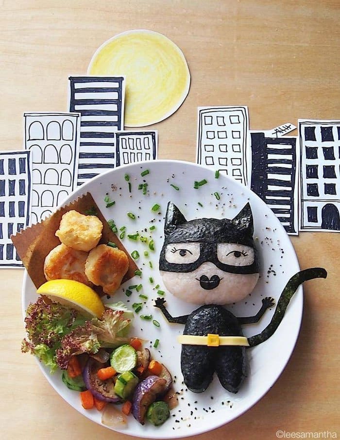 Cat Woman Food Artists