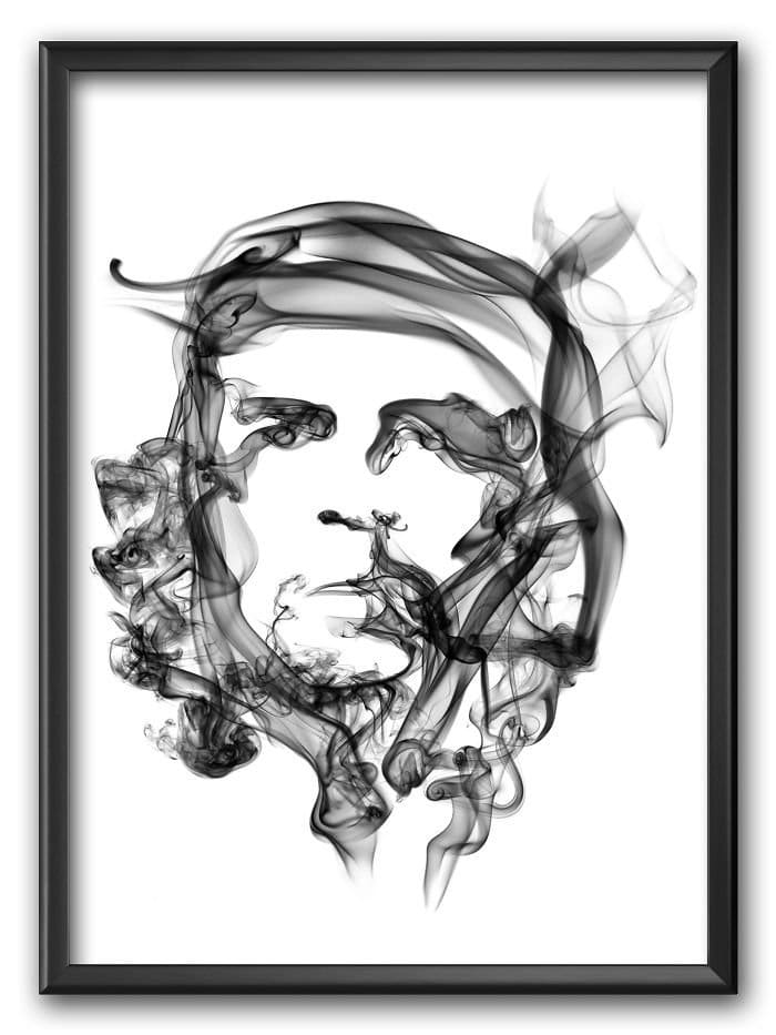 Che Guevara Smoke Poster