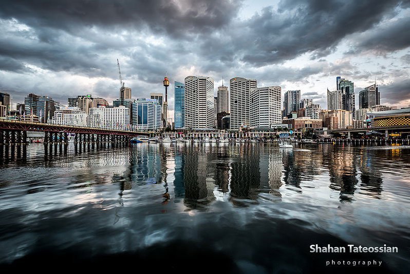 Darling Harbour Water Reflection