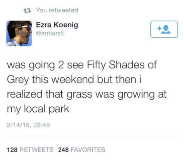 Fifty Shades of Grey Funny Tweets