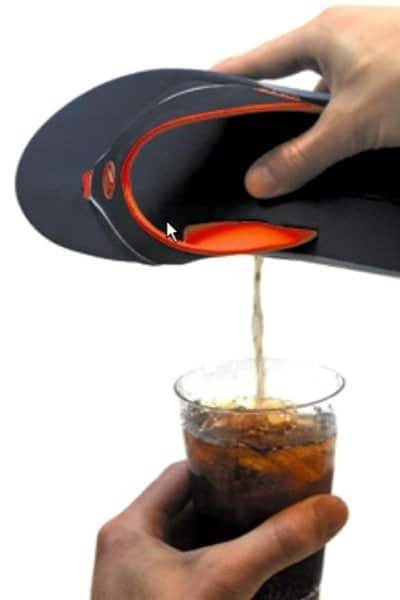 Flip Flop Beer Holder Cool Invention