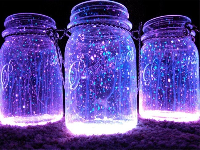 Glow in the dark Mason Jar
