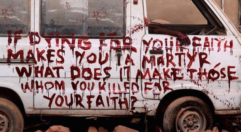If dying for your faith makes you a martyr........ Activism Ads
