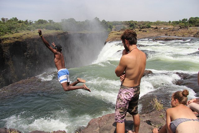 Jump in the Devil's pool, Zambia Adventure travel ideas
