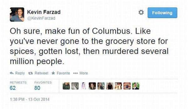 Murder of Colombus Funny Tweets