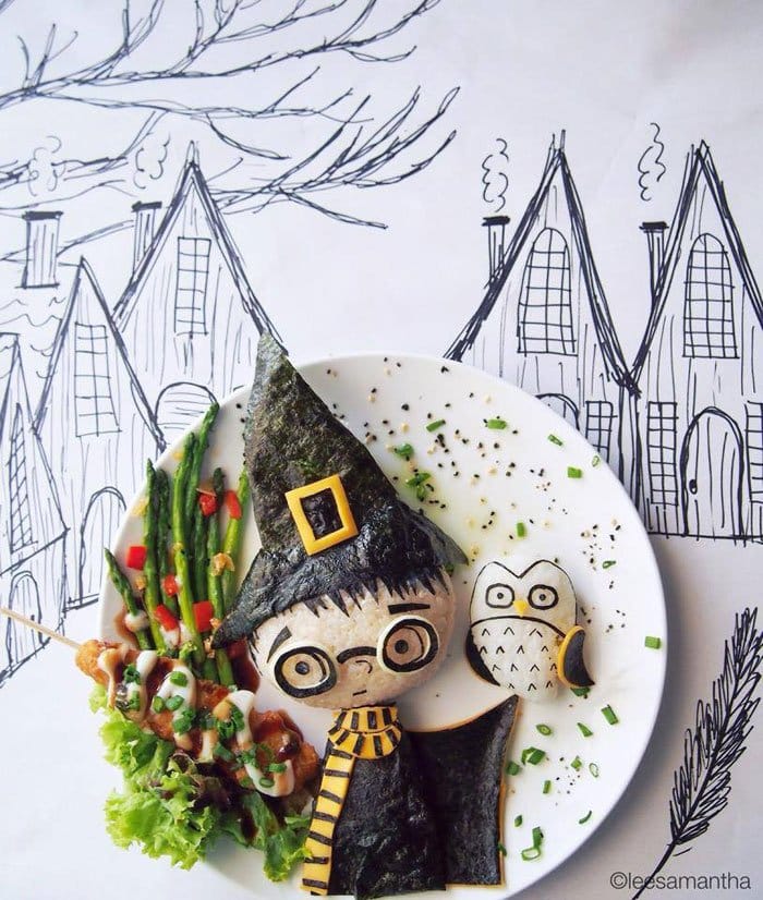 Owl saying, Please don't eat me Food Artists
