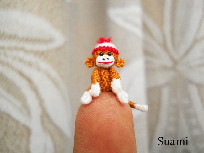 Pet Monkey Tiny Crochet