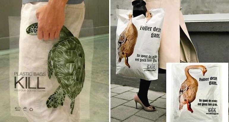 Plastic Bags KILL Activism Ads