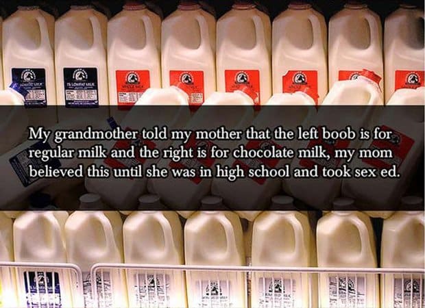 Regular and chocolate milk Parent Lies