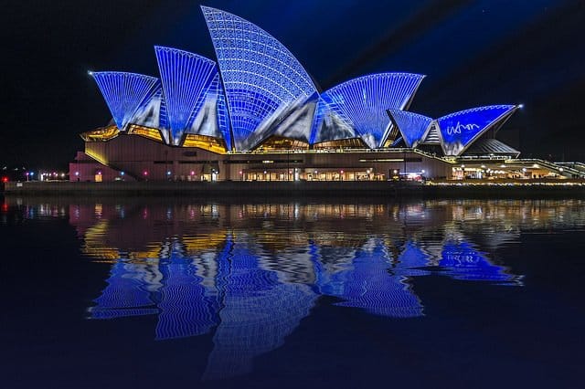 Sydney Opera House Water Reflections