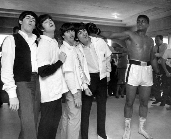 The Beatles and Muhammad Ali Rare Photos