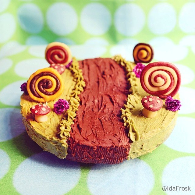 Yummy chocolate cake Food Art