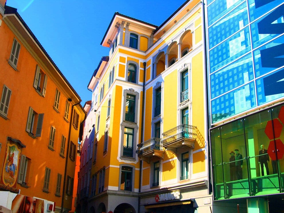 colorful buildings Stun Switzerland
