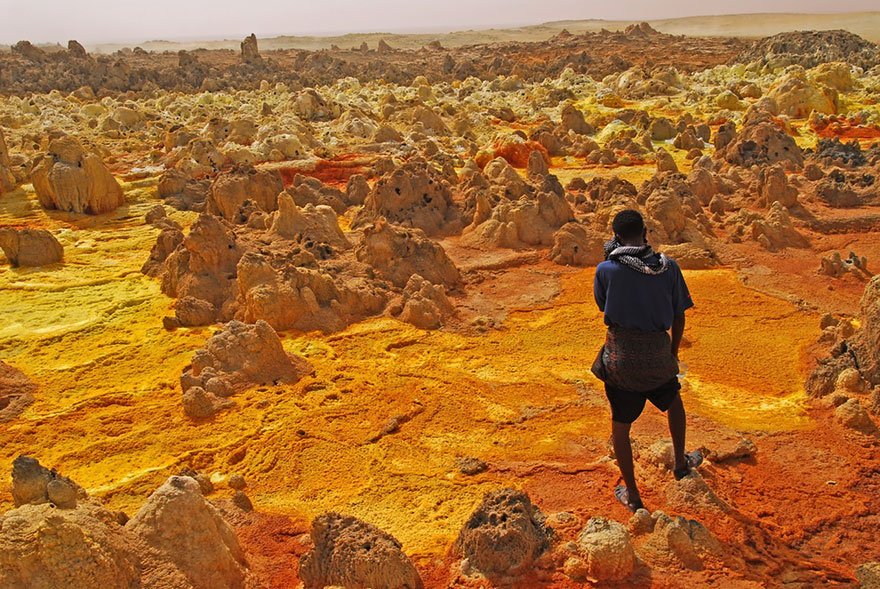 Dallol Volcano, Ethiopia Mysterious Places
