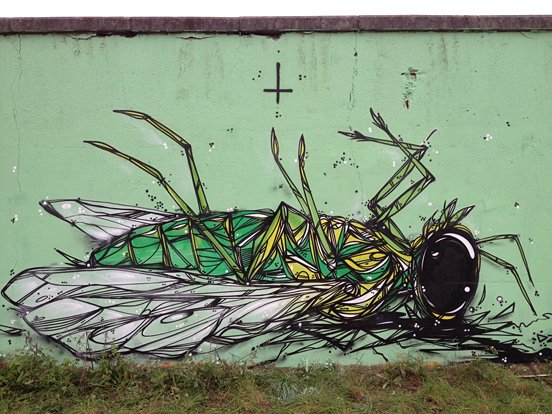 Dead Insect Animal Mural
