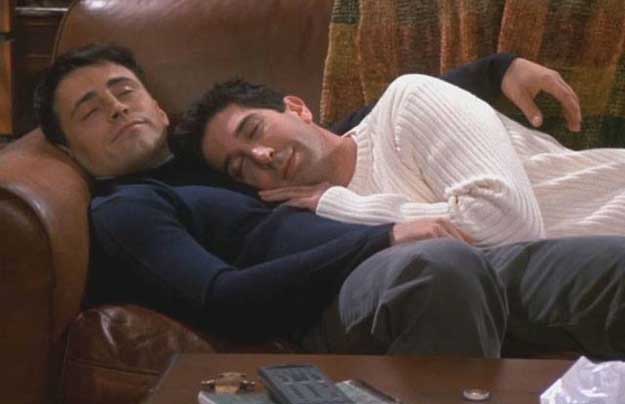 Joey and Ross, Friends After Sex Selfies