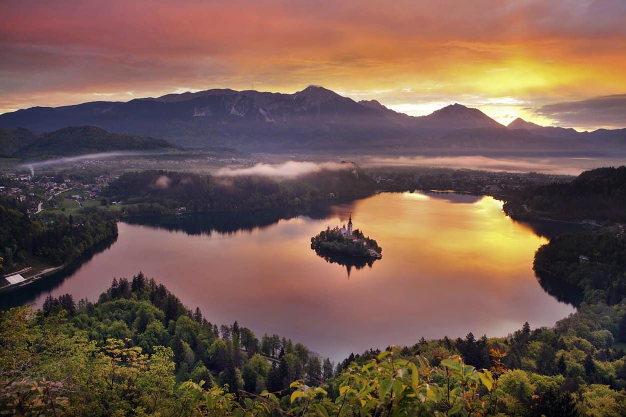 Peace waits for you Lake Bled of Slovenia