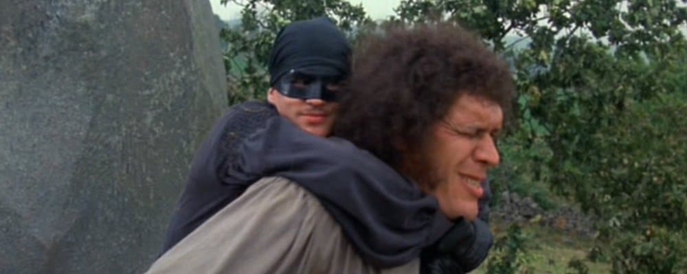 The Princess Bride Fun Facts From Behind the Scenes - Man in Black Strangles Fezzik