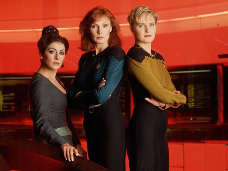 Star Trek the Next Generation Tales From the Set - Troi Crusher and Yar
