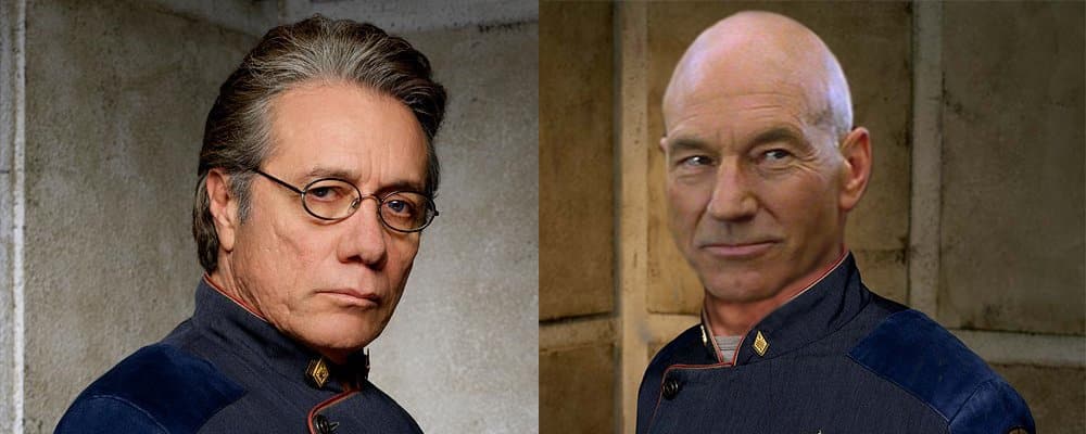 Star Trek the Next Generation Tales From the Set - Adama and Picard