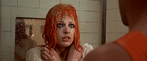 The Fifth Element Revealed - Leeloo Shower Gif