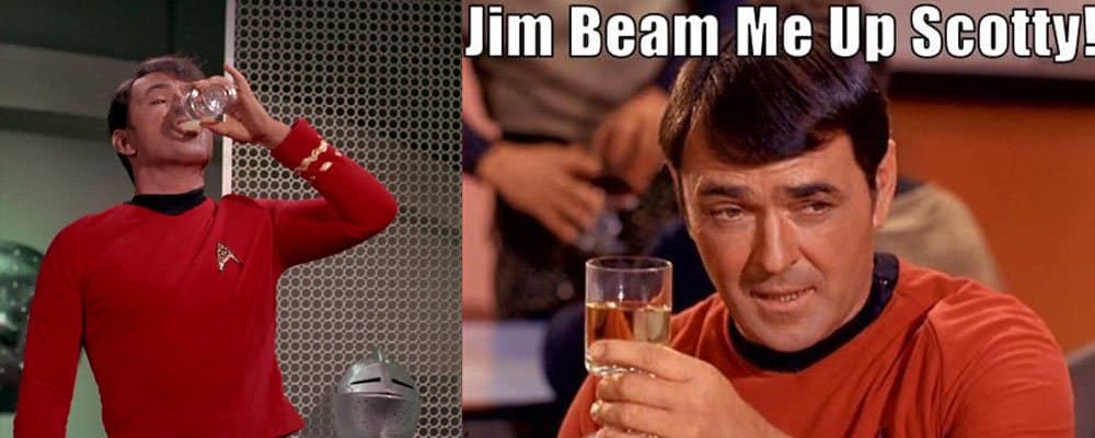 Star Trek The Original Series Secrets - Scotty Drinking