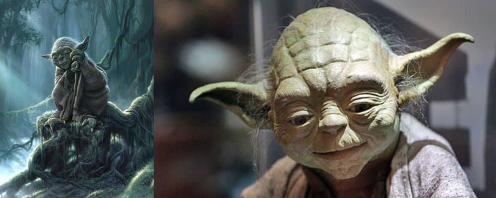 Star Wars Episode VI Return of the Jedi - Yoda Puppet Art