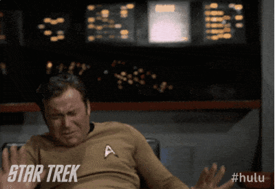 Star Trek The Original Series Secrets - Captain James Kirk gif