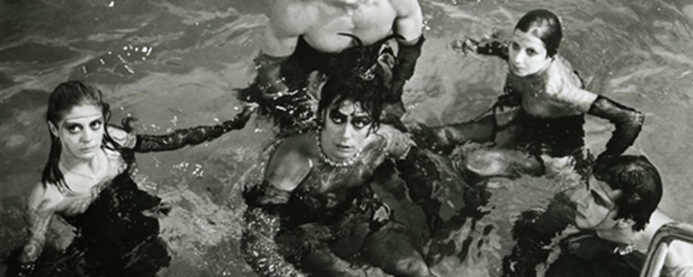 Rocky Horror Picture Show Strange Stories From Behind the Scenes - Cast in Pool