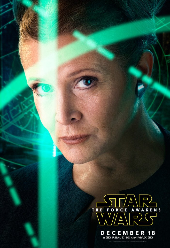 Star Wars VII The Force Awakens 45 - Character Poster Leia