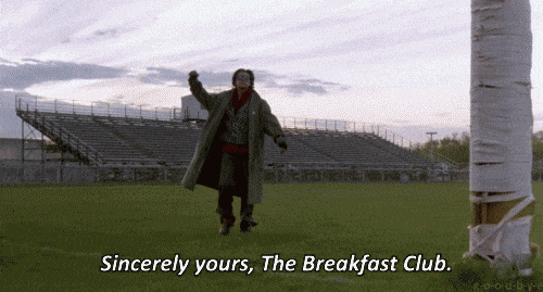 the breakfast club last scene