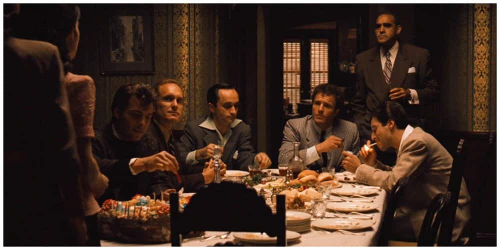 the godfather eating