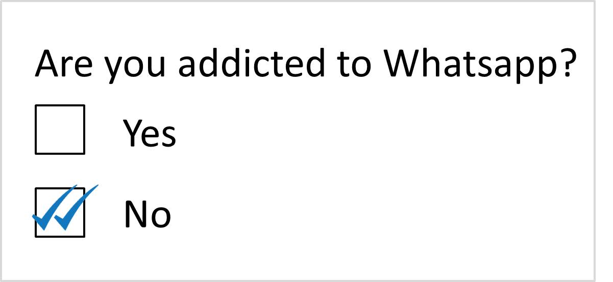 Are You Addicted to Whatsapp