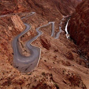 Dades Gorge, Morocco Dangerous roads