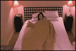 Uncomfortable Bed Funny Animated GIF