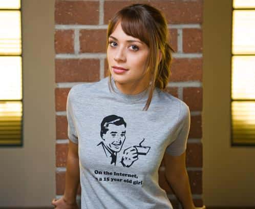 Funny Sexy T-Shirts 2 - Internet 15 year old girl